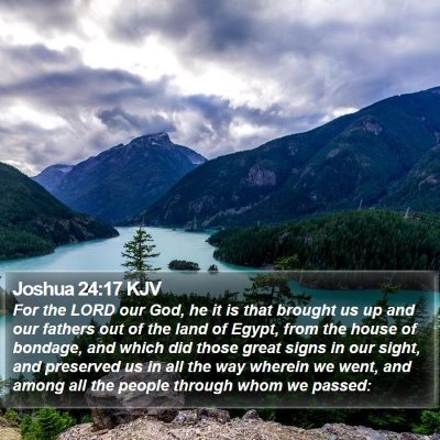 Joshua 24:17 KJV Bible Verse Image