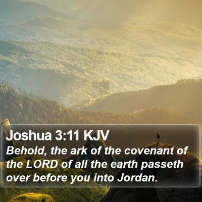 Joshua 3:11 KJV Bible Verse Image