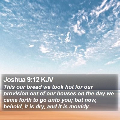Joshua 9:12 KJV Bible Verse Image
