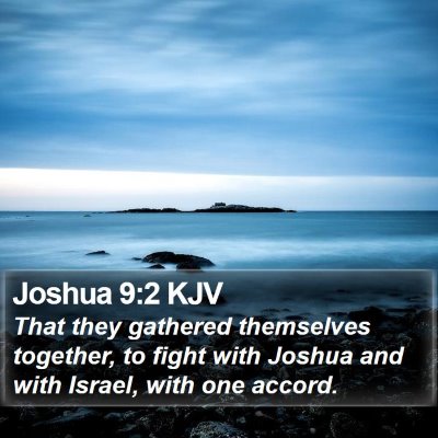 Joshua 9:2 KJV Bible Verse Image