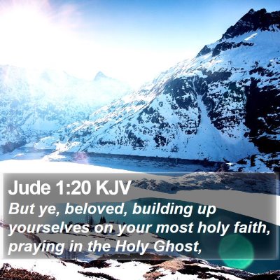 Jude 1:20 KJV Bible Verse Image
