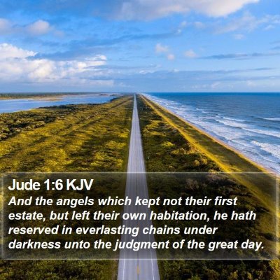 Jude 1:6 KJV Bible Verse Image