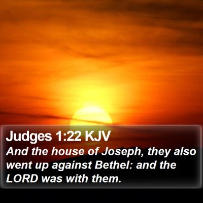 Judges 1:22 KJV Bible Verse Image