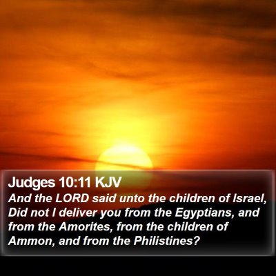 Judges 10:11 KJV Bible Verse Image