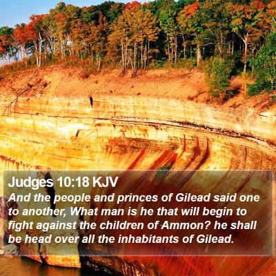 Judges 10:18 KJV Bible Verse Image