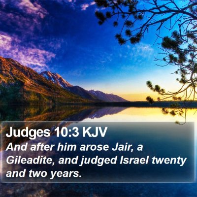 Judges 10:3 KJV Bible Verse Image