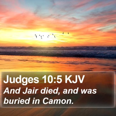 Judges 10:5 KJV Bible Verse Image