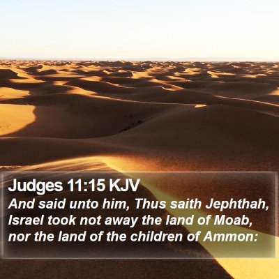 Judges 11:15 KJV Bible Verse Image