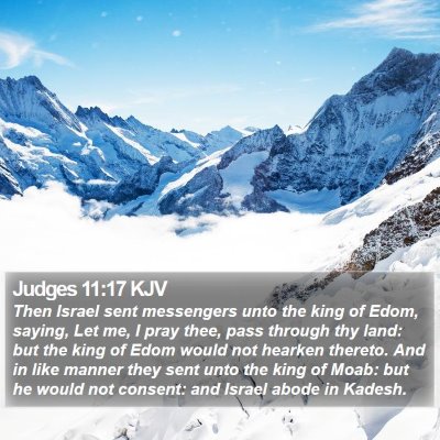 Judges 11:17 KJV Bible Verse Image
