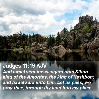 Judges 11:19 KJV Bible Verse Image