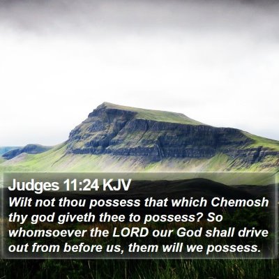 Judges 11:24 KJV Bible Verse Image