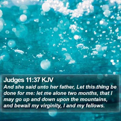 Judges 11:37 KJV Bible Verse Image