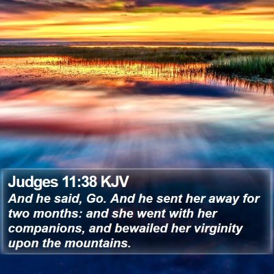 Judges 11:38 KJV Bible Verse Image