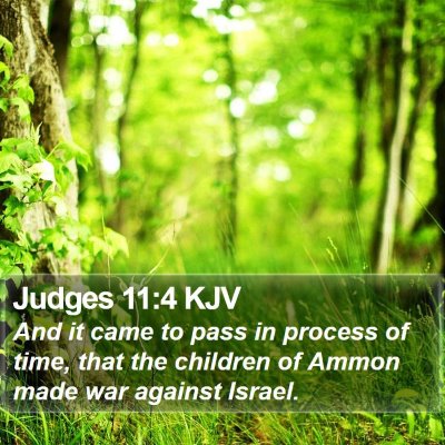 Judges 11:4 KJV Bible Verse Image