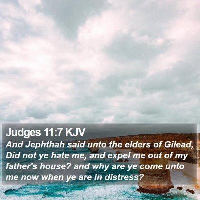 Judges 11:7 KJV Bible Verse Image
