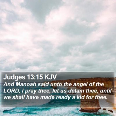 Judges 13:15 KJV Bible Verse Image