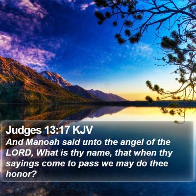 Judges 13:17 KJV Bible Verse Image