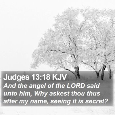Judges 13:18 KJV Bible Verse Image