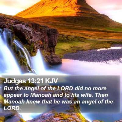 Judges 13:21 KJV Bible Verse Image