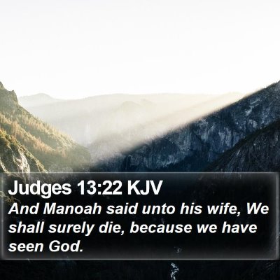 Judges 13:22 KJV Bible Verse Image