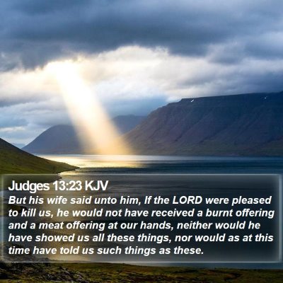 Judges 13:23 KJV Bible Verse Image