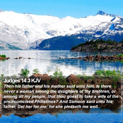 Judges 14:3 KJV Bible Verse Image