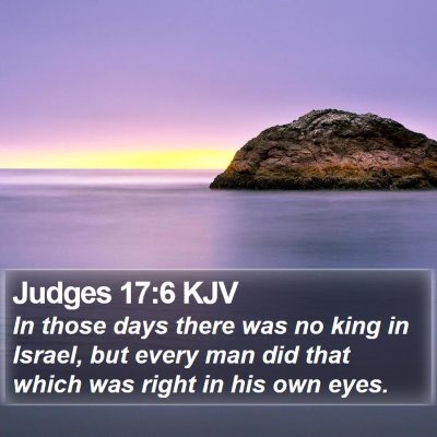 Judges 17:6 KJV Bible Verse Image