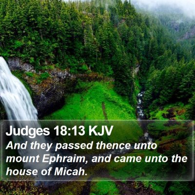 Judges 18:13 KJV Bible Verse Image