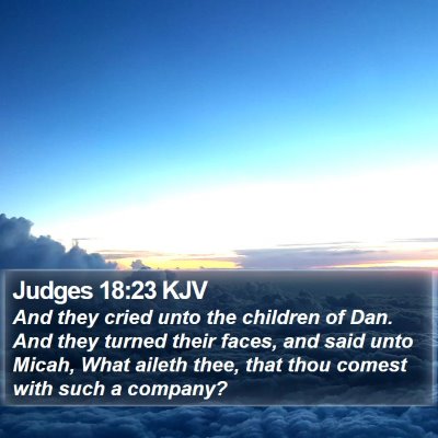 Judges 18:23 KJV Bible Verse Image