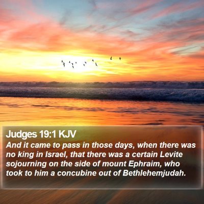 Judges 19:1 KJV Bible Verse Image