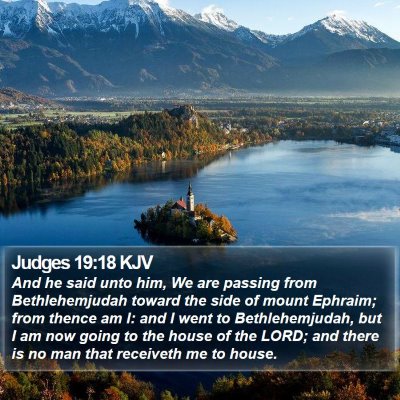 Judges 19:18 KJV Bible Verse Image