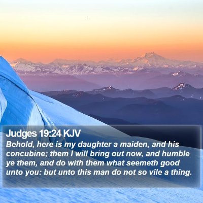 Judges 19:24 KJV Bible Verse Image