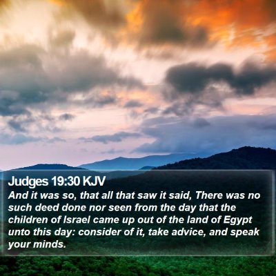 Judges 19:30 KJV Bible Verse Image