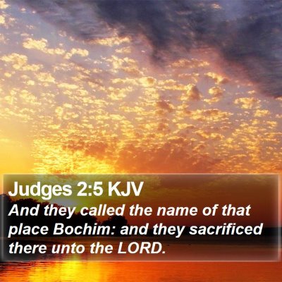 Judges 2:5 KJV Bible Verse Image