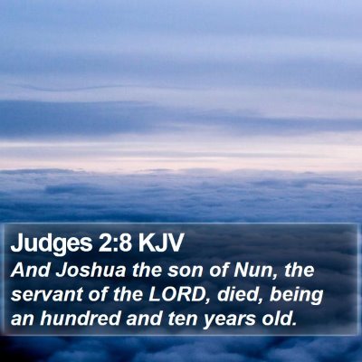 Judges 2:8 KJV Bible Verse Image