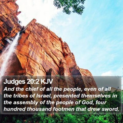 Judges 20:2 KJV Bible Verse Image