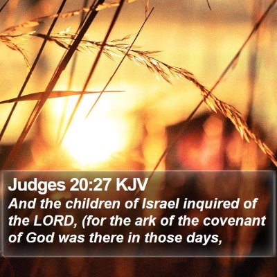 Judges 20:27 KJV Bible Verse Image