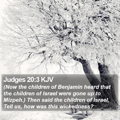 Judges 20:3 KJV Bible Verse Image