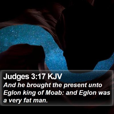 Judges 3:17 KJV Bible Verse Image