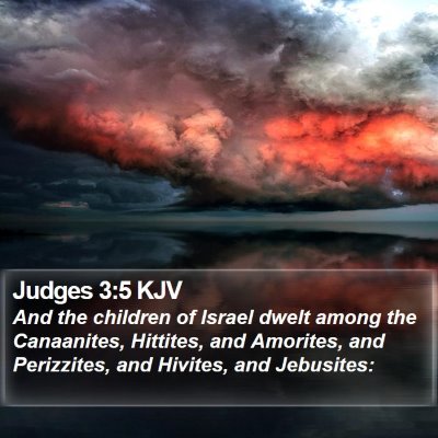 Judges 3:5 KJV Bible Verse Image