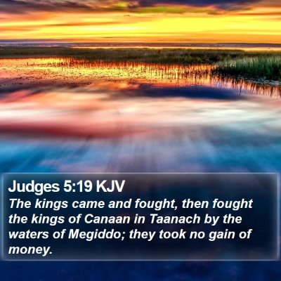 Judges 5:19 KJV Bible Verse Image
