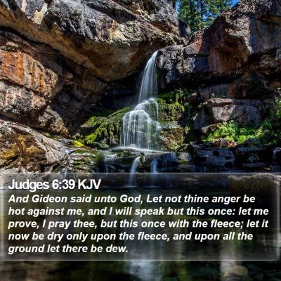 Judges 6:39 KJV Bible Verse Image