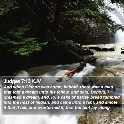Judges 7:13 KJV Bible Verse Image