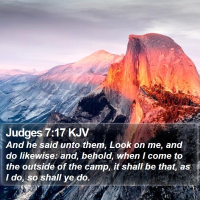 Judges 7:17 KJV Bible Verse Image