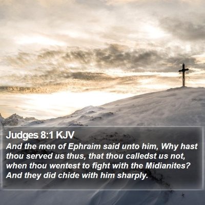 Judges 8:1 KJV Bible Verse Image