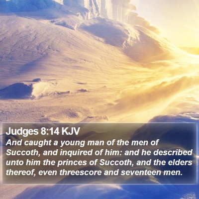 Judges 8:14 KJV Bible Verse Image
