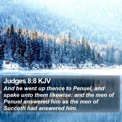 Judges 8:8 KJV Bible Verse Image
