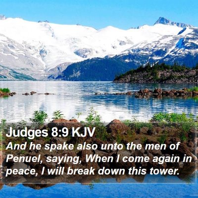 Judges 8:9 KJV Bible Verse Image
