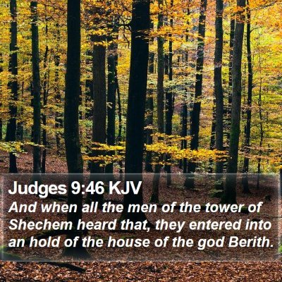 Judges 9:46 KJV Bible Verse Image