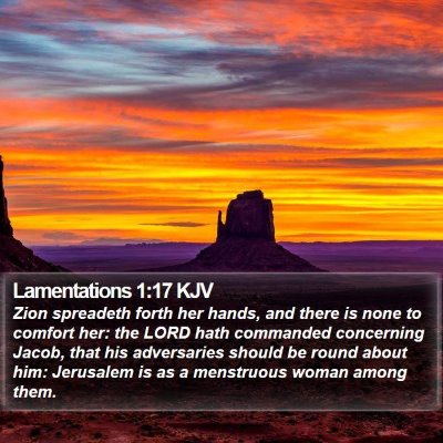 Lamentations 1:17 KJV Bible Verse Image